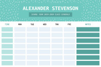 Timetable size preview image